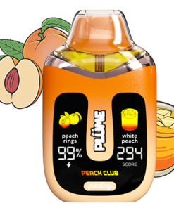 PLUME PARLAY PEACH CLUB , plume parlay, plume parlay 2g, PLUME LABS PEACH RINGS, PLUME LABS WHITE PEACH